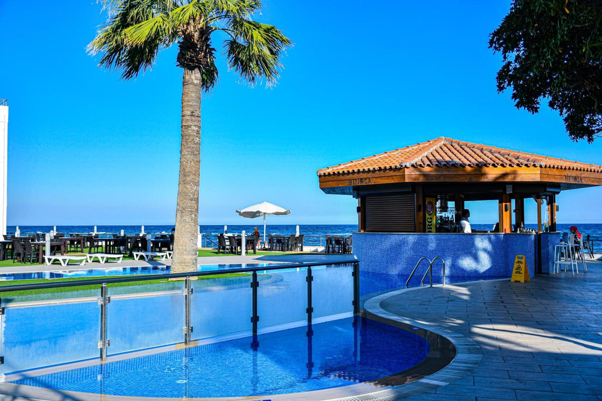 Mimoza Beach Hotel Agios Sergios Экстерьер фото
