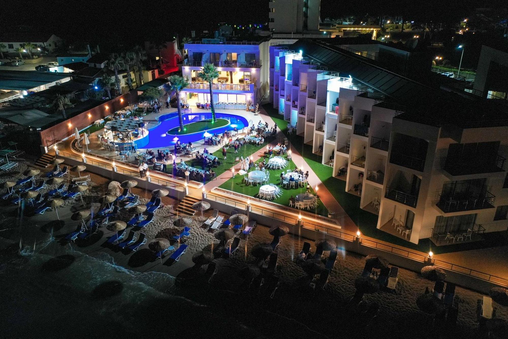 Mimoza Beach Hotel Agios Sergios Экстерьер фото