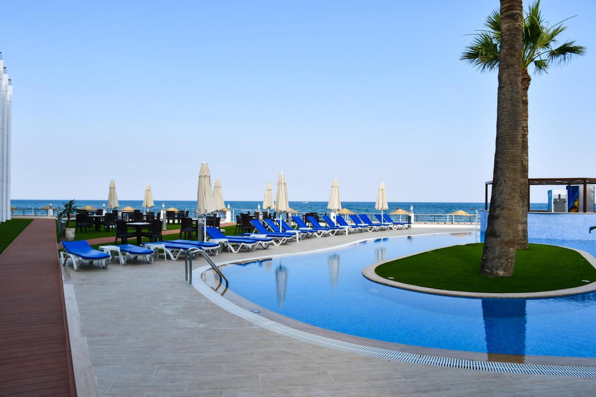 Mimoza Beach Hotel Agios Sergios Экстерьер фото
