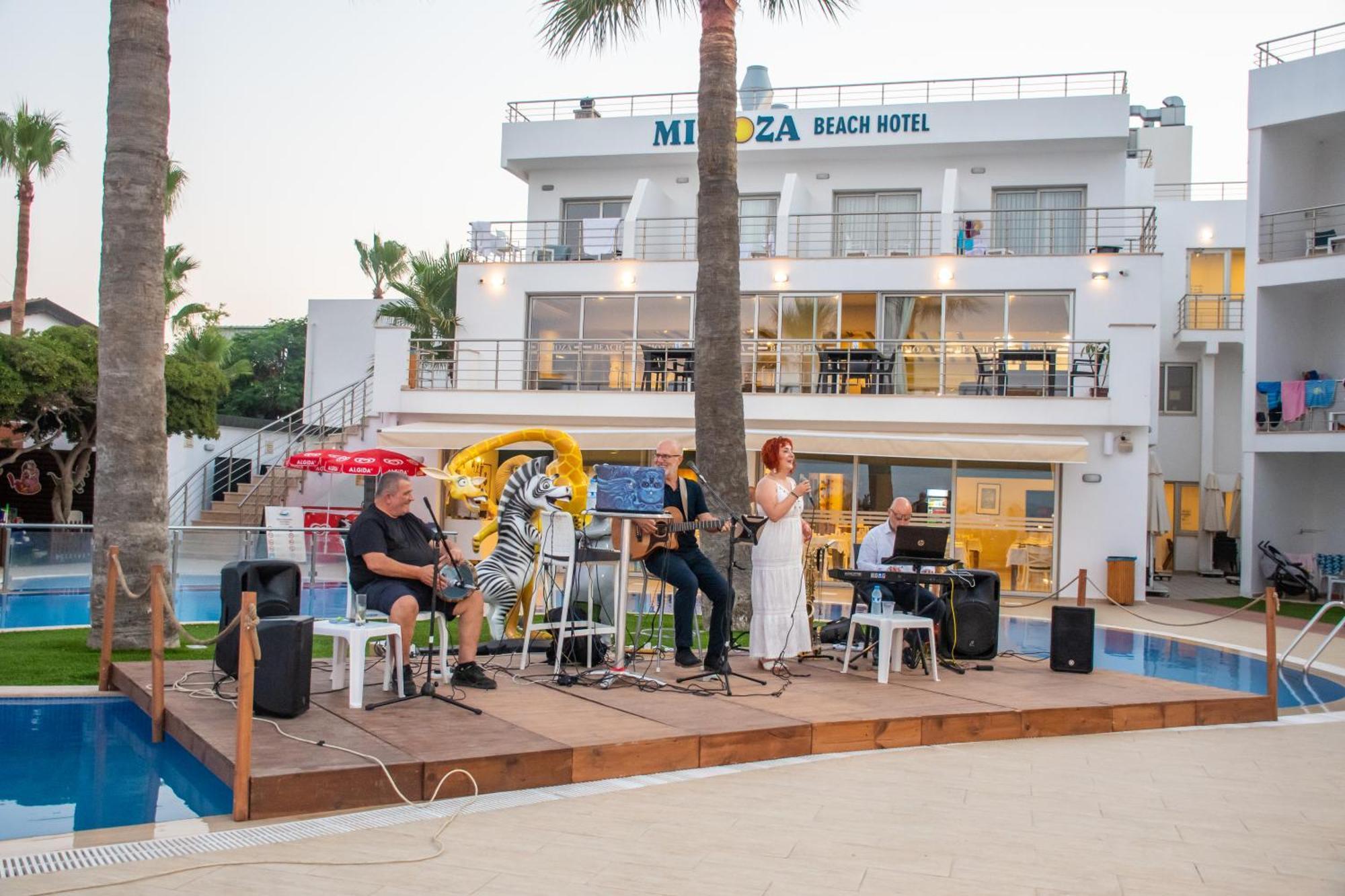 Mimoza Beach Hotel Agios Sergios Экстерьер фото