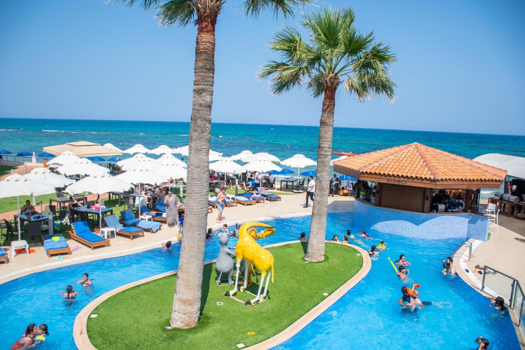 Mimoza Beach Hotel Agios Sergios Экстерьер фото